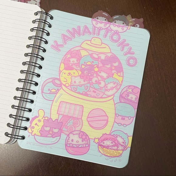 Pink Cute Sanrio Hello Kitty & Friends Kawaii Tokyo Tabbed Journal My Melody - Picture 9 of 16